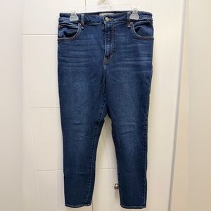 Abercrombie & Fitch Dark Blue High Rise Jeans